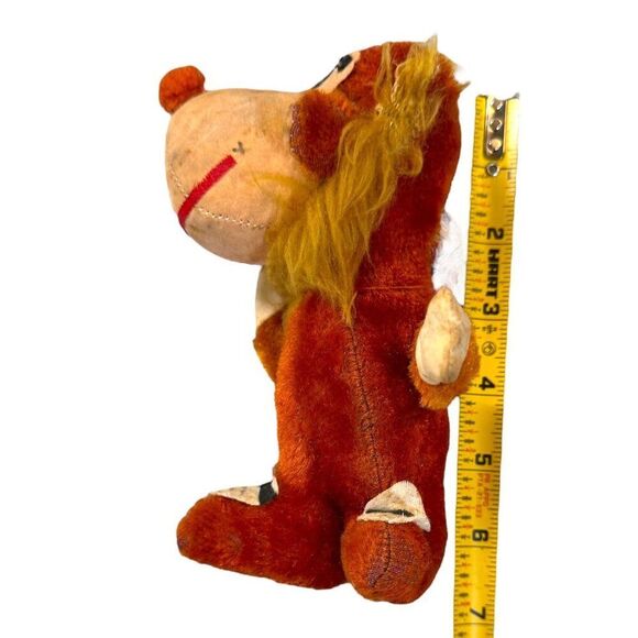 Vtg 1970 Hanna-Barbera Drooper Plush Toy By I.S. Sutton 10" Orange Yellow Japan - Picture 6 of 8